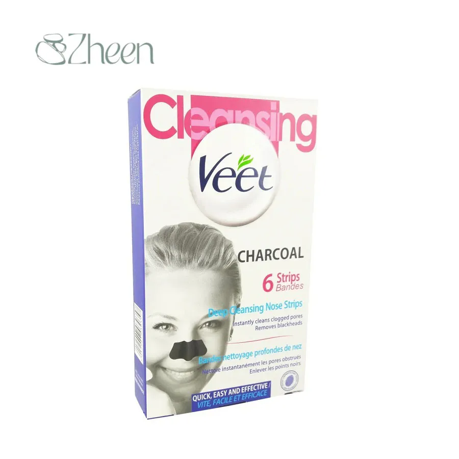 چسب‌ پاک کننده بینی ویت مدل Charcoal بسته 6 عددی