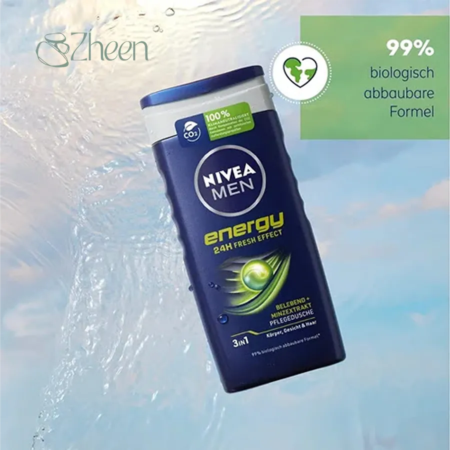 شامپو سر و بدن انرژی مخصوص آقایان نیوا 250 ml
