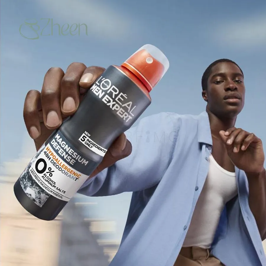 اسپری ضد تعریق مردانه لورآل مدل Magnesium Defence حجم 250ml