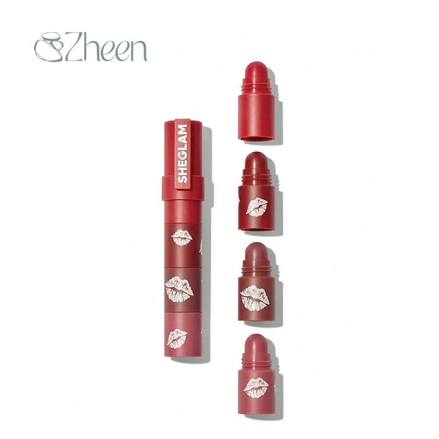 رژ لب جامد چهار طبقه شیگلم - mega lip stacks